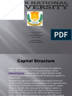 Theory of Capital Structure (Assigement - 1) .