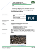 Week 15 Environmental Science Pollution and Its Factors