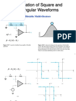 Generation of Square and Triangular Waveforms: Bistable Multivibrators