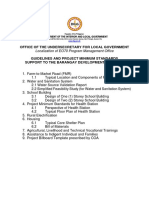 SBDP Guidelines and Project Minimum Standards