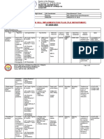 Learning Action Cell Implementation Plan (Tle Department)