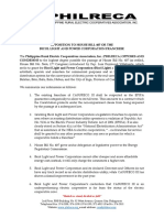 Bicol Lights Position Paper (2019)