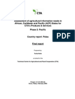 Palau - Assessment of Agricultural Information Needs