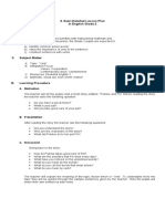 A Semi-Detailed Lesson Plan in English Grade 2 I. Learning Outcomes