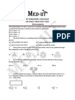 By Himanshu Chauhan Xii-Daily Practice Test Electrostatics