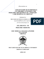 Profile and Outcome of Nutritional Anemia in Children Attending The Pediatric Department of A Tertiary Care Hospital in Chennai