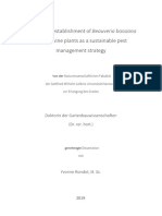 Endophytic Establishment of Beauveria Bassiana in Grapevine Plants As A Sustainable Pest Management Strategy