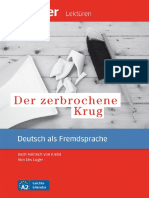 (Hueber Lektren 6 - Deutsch Als Fremdsprache Niveaustufe A2 Leichte Literatur) Kleist, Heinrich Von - Luger, Urs - Kleist, Heinrich Von - Der Zerbrochene Krug Nach Heinrich Von Kleist-Hueber (2011)