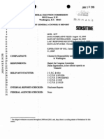 CREW: FEC: Regarding Speaker Dennis Hastert's Acceptance of Foreign Contributions: 1/18/2006 - FirstGeneralCounselsReport