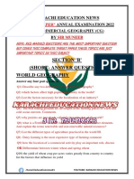 Xii Commercial Geography Target Paper by Sir Muneeb