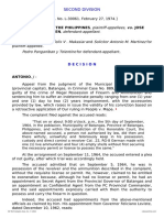 Plaintiff-Appellees Defendant-Appellant Solicitor General Felix V Makasiar Solicitor Antonio M Martinez Pedro Panganiban y Tolentino