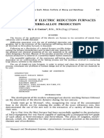 The Design of Electric Reduction Furnaces For Ferro-Alloy Production