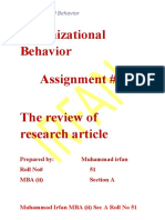 Assignment Article Review