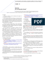 Measuring Length of Concrete Cores: Standard Test Method For