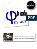 1st Sec. - Physics Full Summary