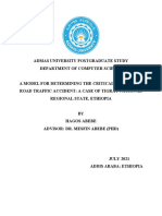 A Model For Determining The Critical Factors To Road Traffic Accident