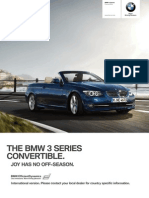 3 Series Convertible Catalogue BMW E93