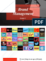 Brand Management Module 1