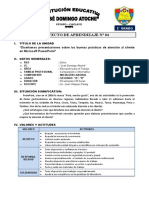 2° Grado - Modulo 4 - Powerpoint - Atencion Al Cliente