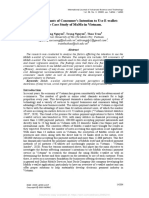 9 - The Determinants of Consumer's Intention to Use E-wallet The Case Study of MoMo in Vietnam - bỏ