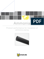 Ammonia: Product Performance For Insulation of Ammonia Piping