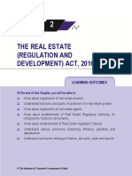 The Real Estate (Regulation and Development) Act, 2016: at The End of This Chapter, You Will Be Able To