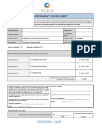 Assessment Cover Sheet: Sitxinv001 - Quiz