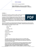 Petitioners Vs Vs Respondents: First Division