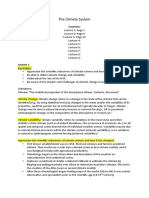 The Climate System Notes