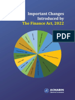 Important Changes Introduced by The Finance Act, 2022 - ACNABIN