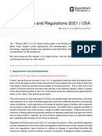 Fintech Laws and Regulations 2021 - USA