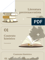 Literatura Prerrenacentista