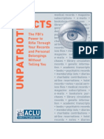 ACLU Patriot Act