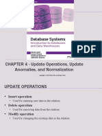 Chapter 4 - Update Operations, Update Anomalies, and Normalization