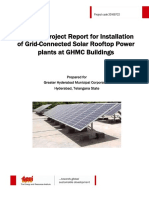 Solar Plant Project Report