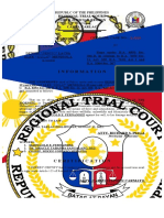 Information: Republic of The Philippines Criminal Case No.