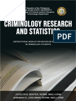 Criminological Research and Statistics