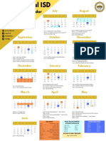 2022 2023 Updated ECISD Calendar