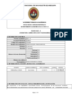 Silabo Quimica Nuclear y Radioquimica 2022 A