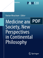 Darian Meacham Medicine and Society New Perspectives in Continental Philosophy