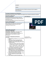 Lesson Plan Homeostasis