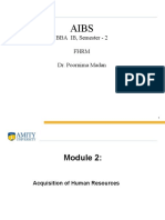 Module 2 - ACQUISITION OF HUMAN RESOURCES