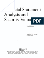 Financial Statement Analysis and Securit