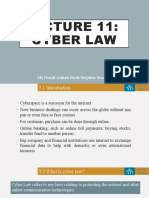 Topic 5 Cyber Law (1) (Lecrture 9)