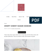 Crispy Chewy Sugar Cookies