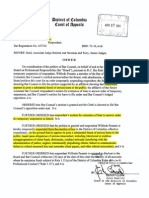 In Re Wilfredo Pesante Suspension Order 27 Apr 2011