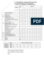 Modified Evaluation Criteria UG Nursing