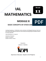 GenMathG11 - Q2 - Mod8 - Basic Concepts of Stocks and Bonds - Version2