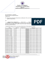 Request For CorrectionAdjustment of Biometric Time and Attendance Management System TAMS Entry