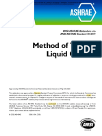 Method of Testing Liquid Chillers: ANSI/ASHRAE Addendum A To ANSI/ASHRAE Standard 30-2019